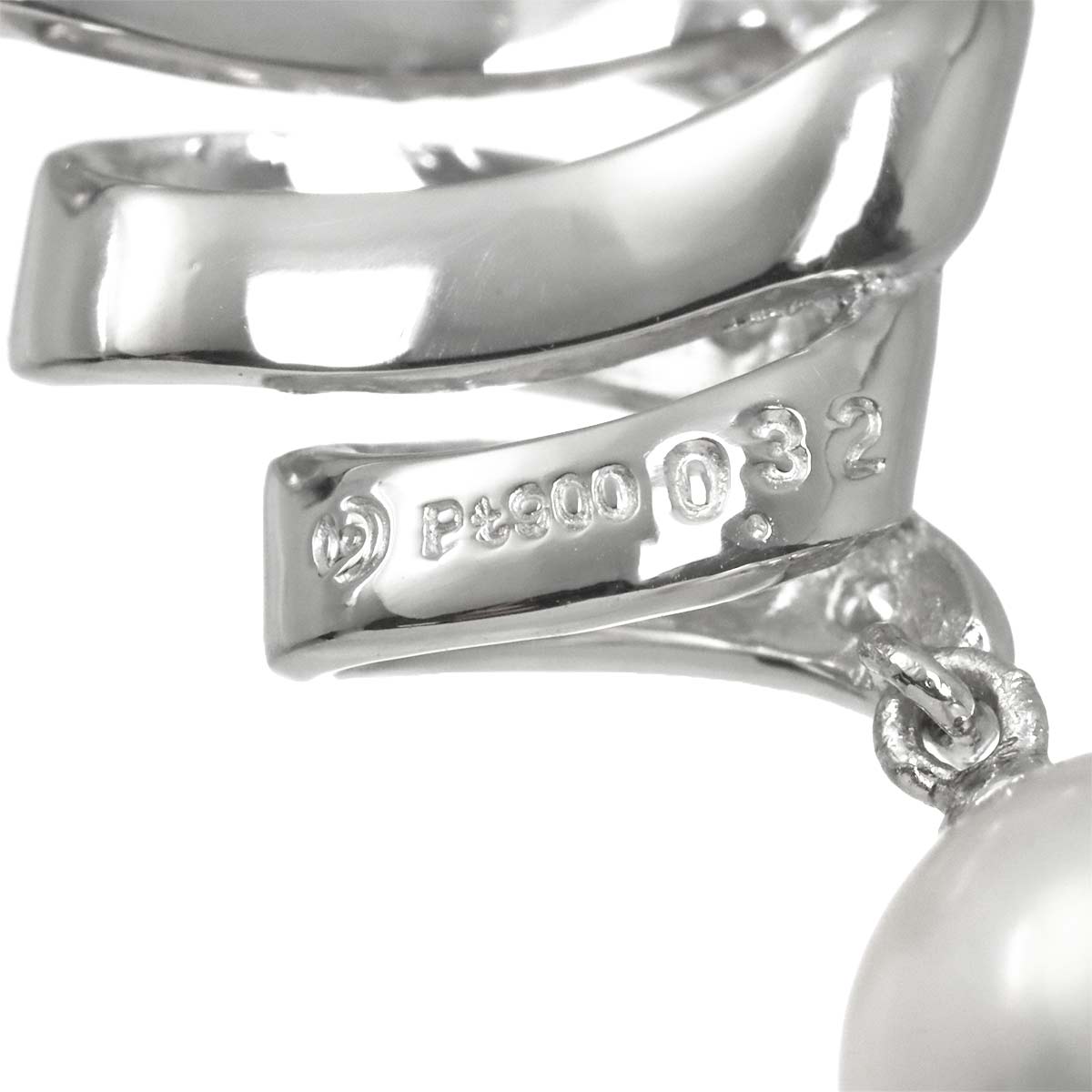Akoya Pearl 9.0mm Diamond 0.32ct Necklace Pt