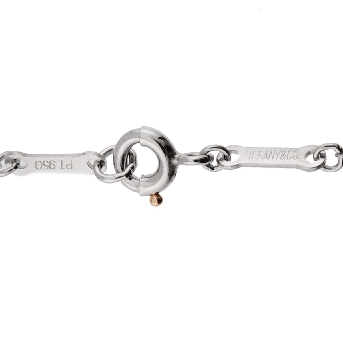 Bean Diamond Necklace Platinum