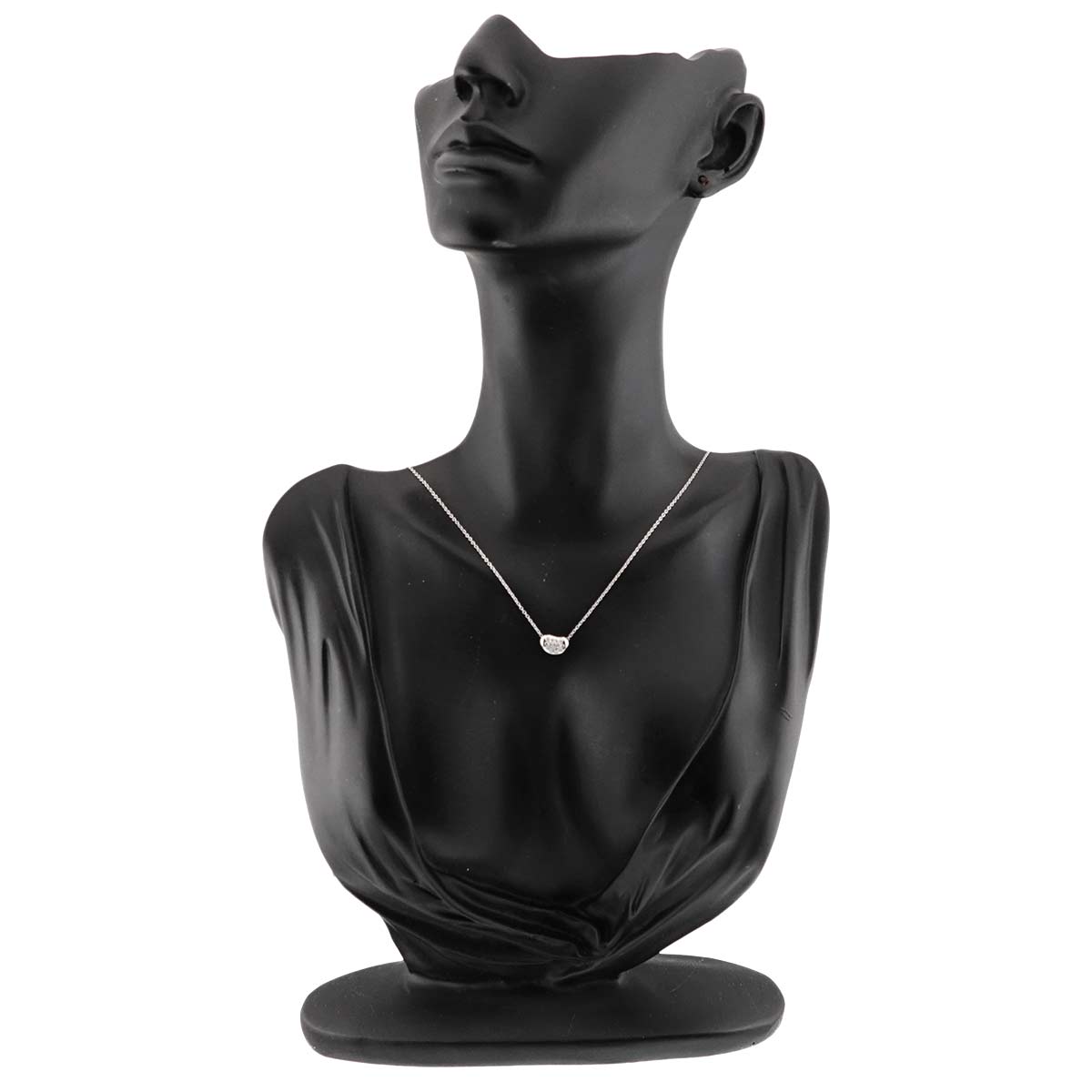 Bean Diamond Necklace Platinum