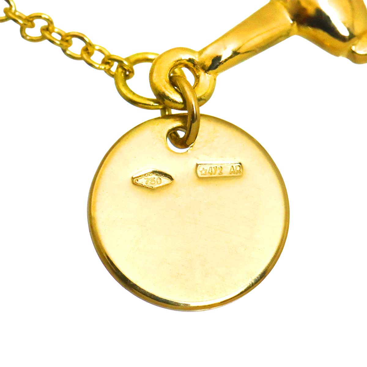 GUCCI Lariat Necklace 18K Yellow Gold 750
