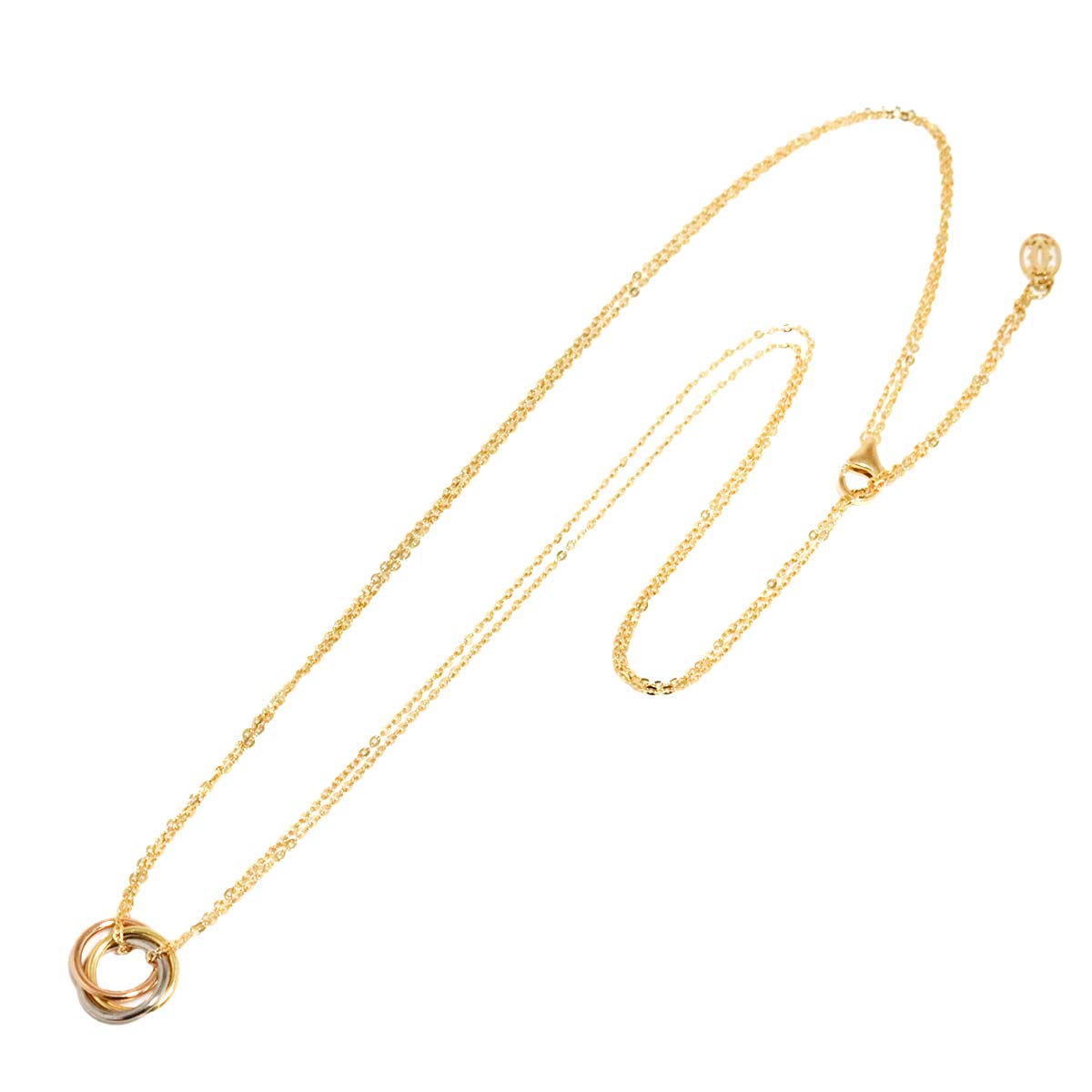 Trinity Mini Necklace 18K YG WG PG 750