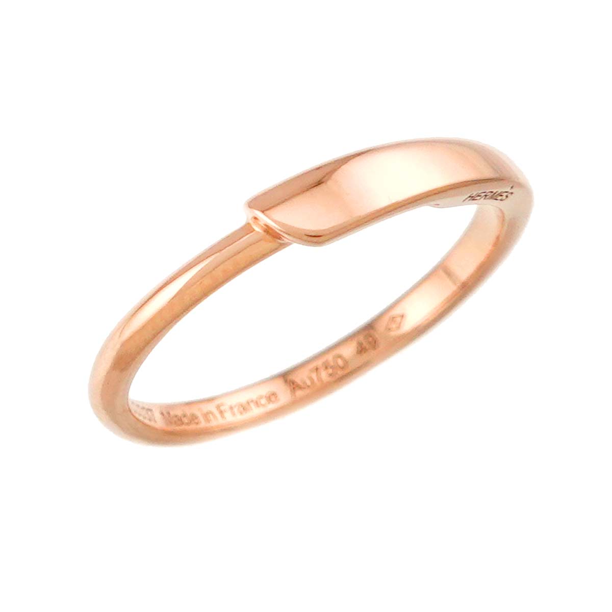 Ring 18K PG Pink Gold 750 Size49 4.75-5(US)