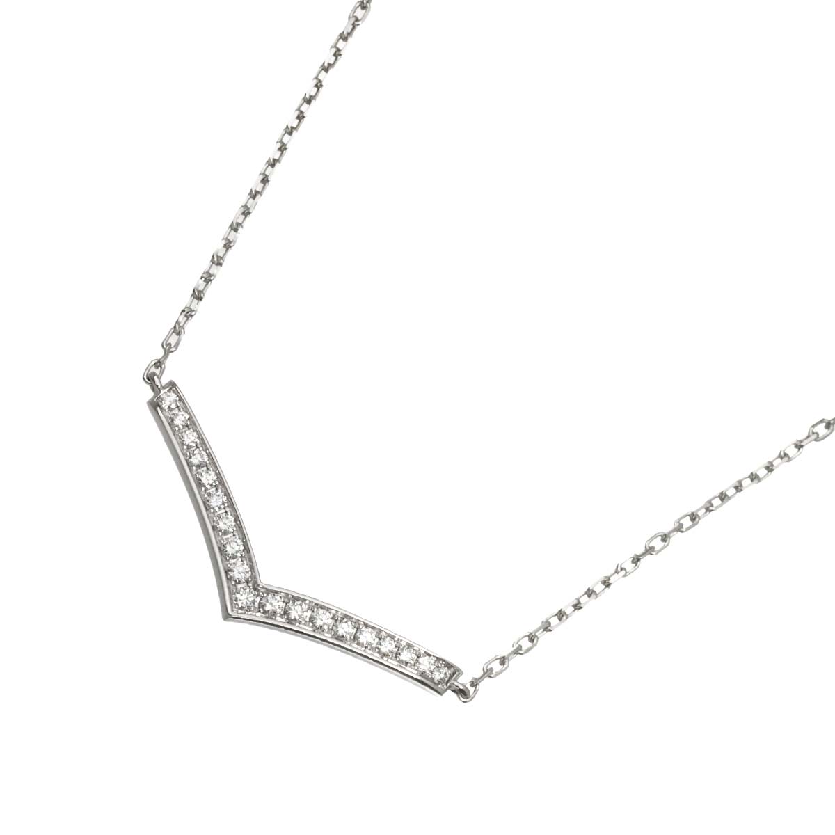 Josephine Diamond Necklace 18K WG White Gold 750