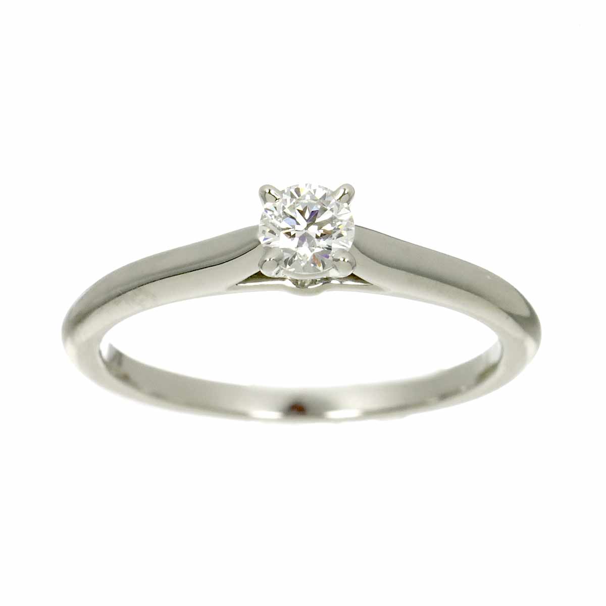 Diamond 0.19ct E/VS1/3EX Ring Platinum size50 5.25(US)