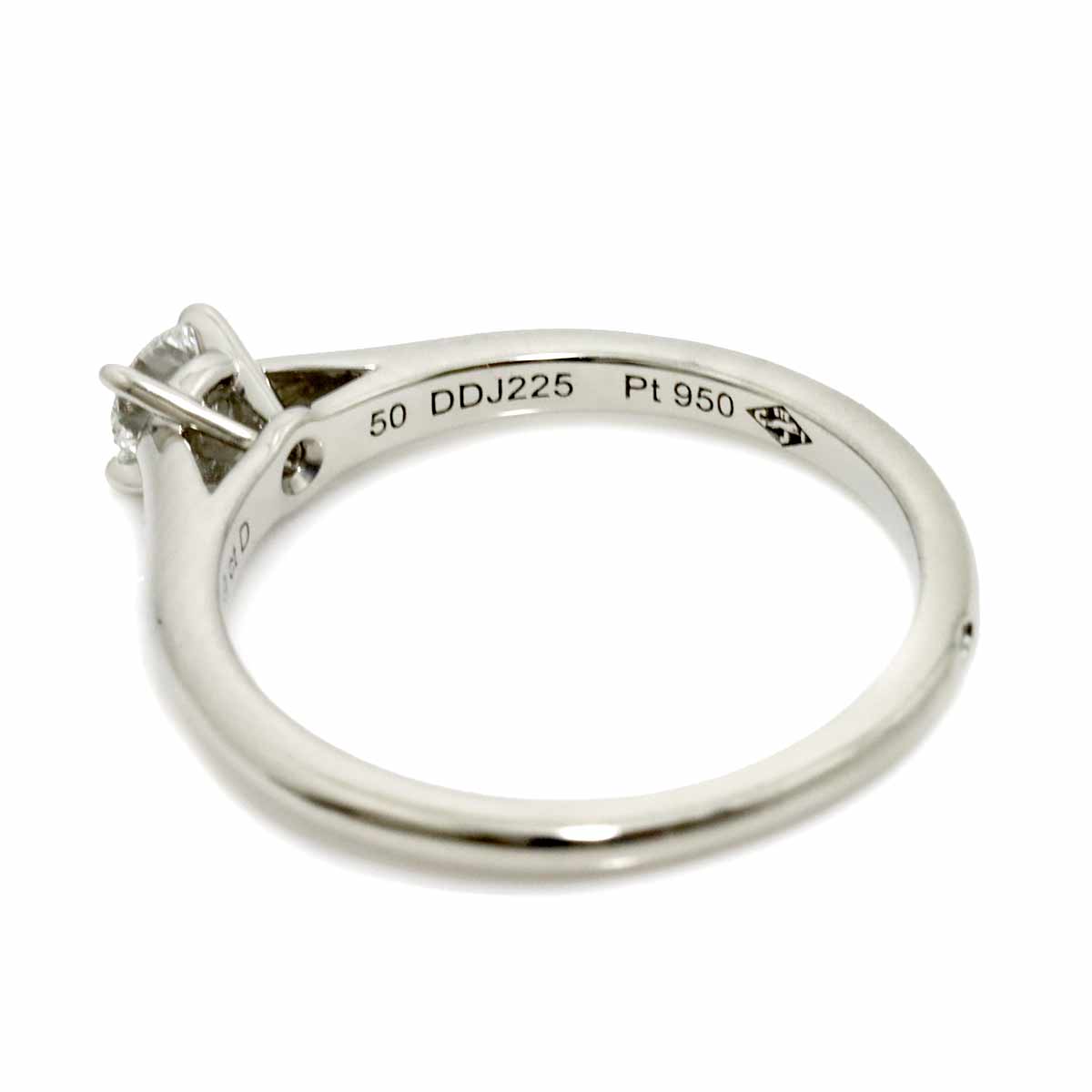 Diamond 0.19ct E/VS1/3EX Ring Platinum size50 5.25(US)