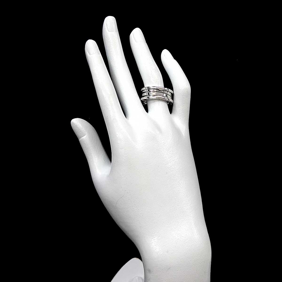 B-ZERO1 3 BAND Ring 18K White Gold 750 Size59 8.25(US)