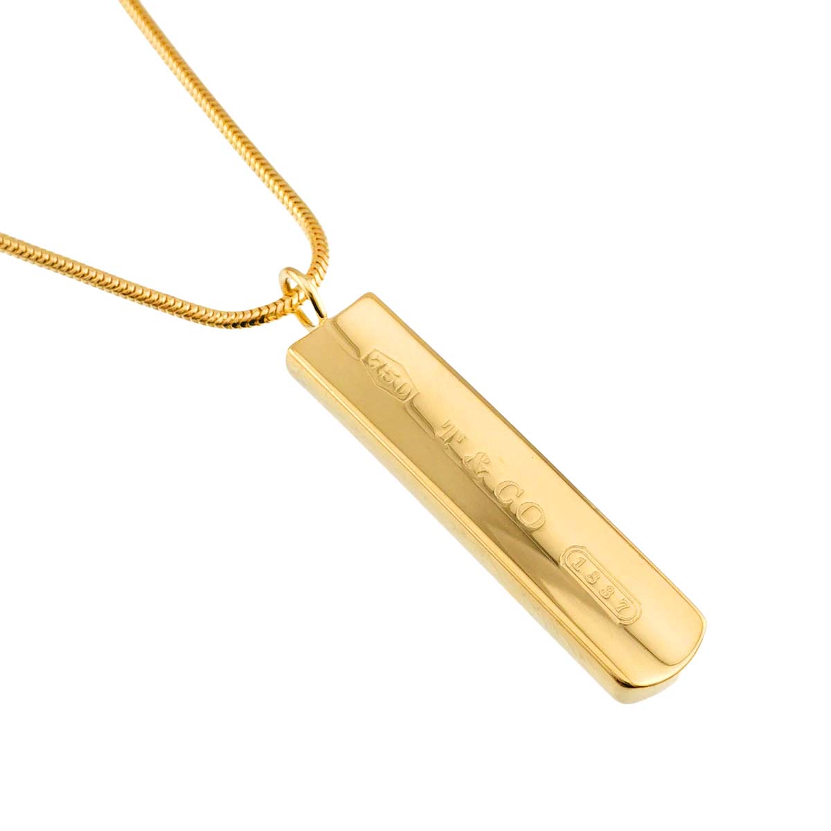 1837 bar Necklace 18K Yellow Gold 750