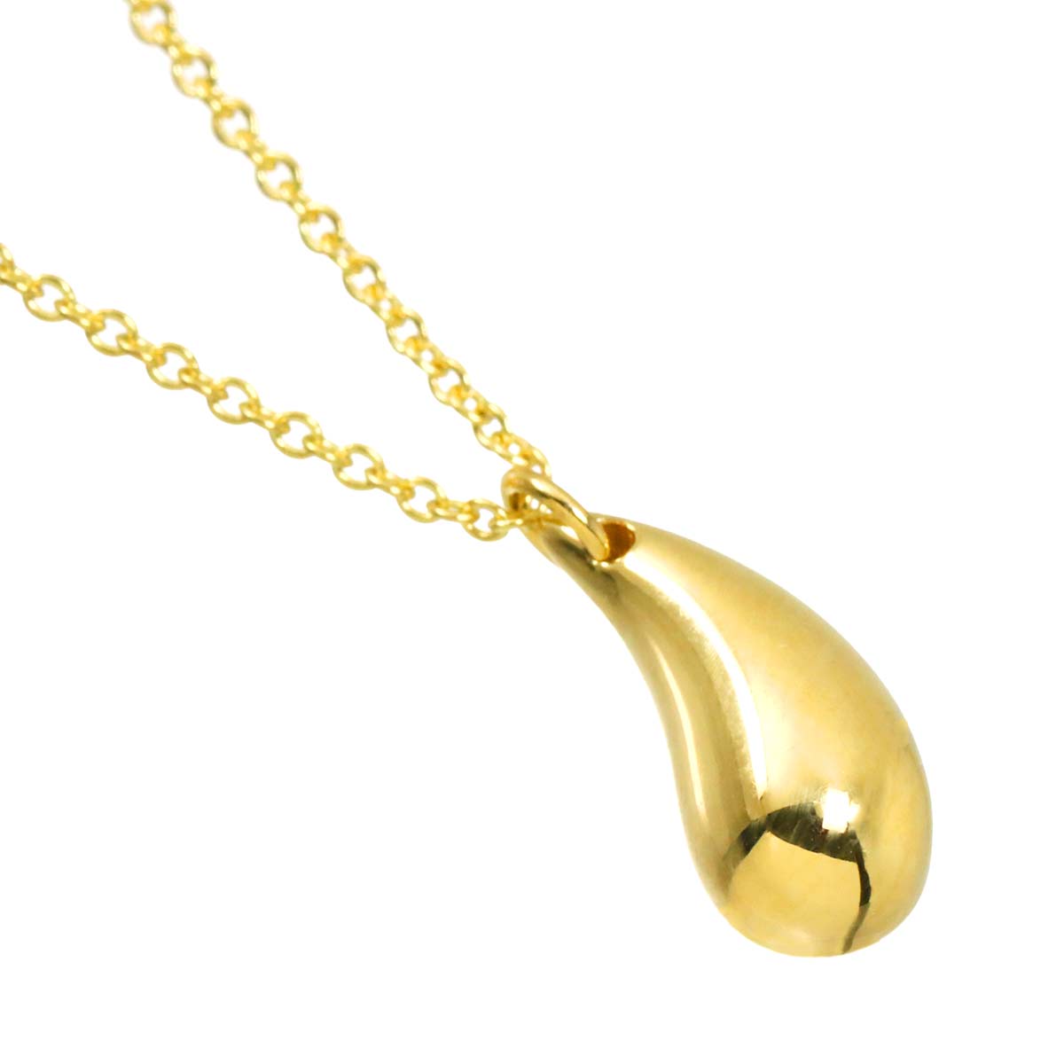 Teardrop Necklace 18K Yellow Gold 750