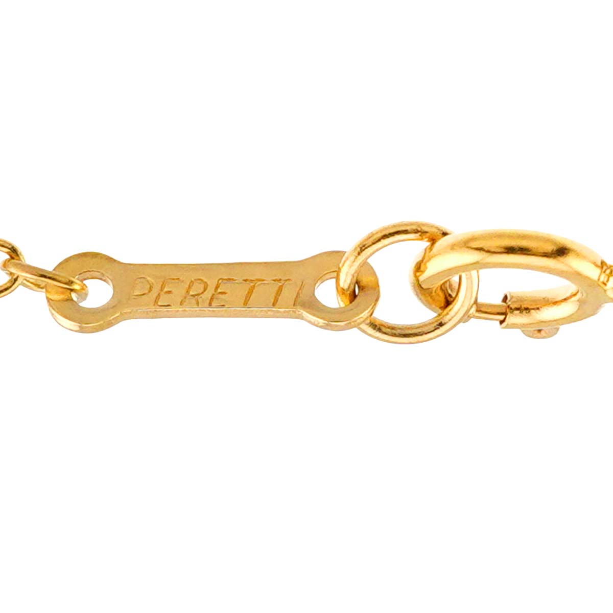 Infinity Cross Long Necklace 18K Yellow Gold 750
