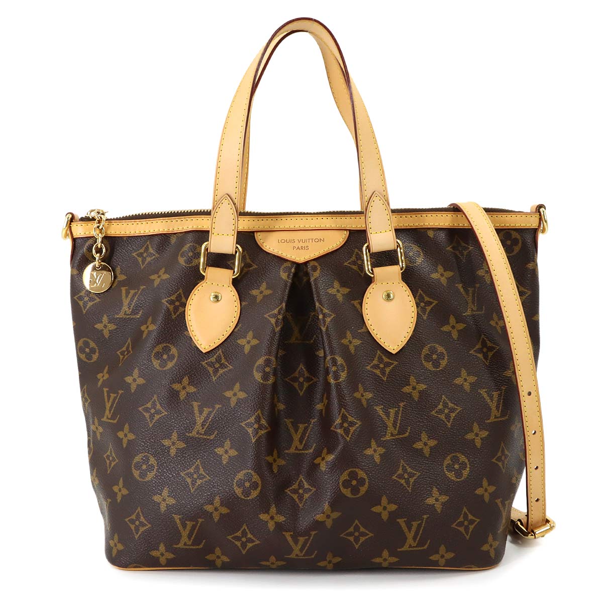 Monogram Palermo PM 2way Tote Shoulder Bag Brown M40145