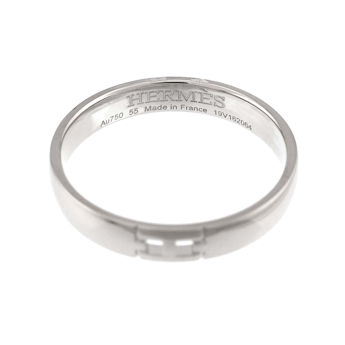 Hercules Ring 18K White Gold 750 Size55 6.75-7.25(US)