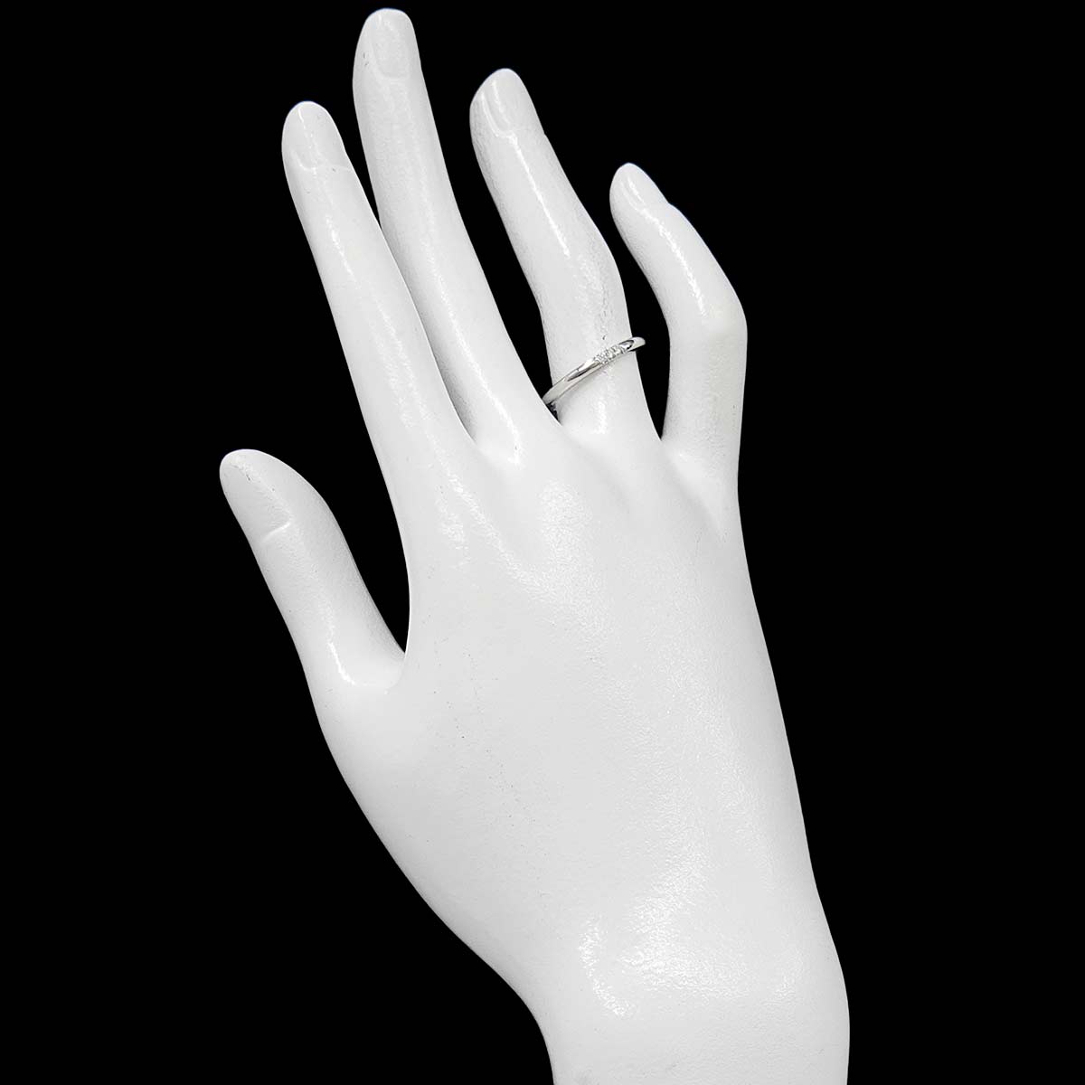 Forever Band Diamond Ring Pt Platinum Size6-6.25(US)