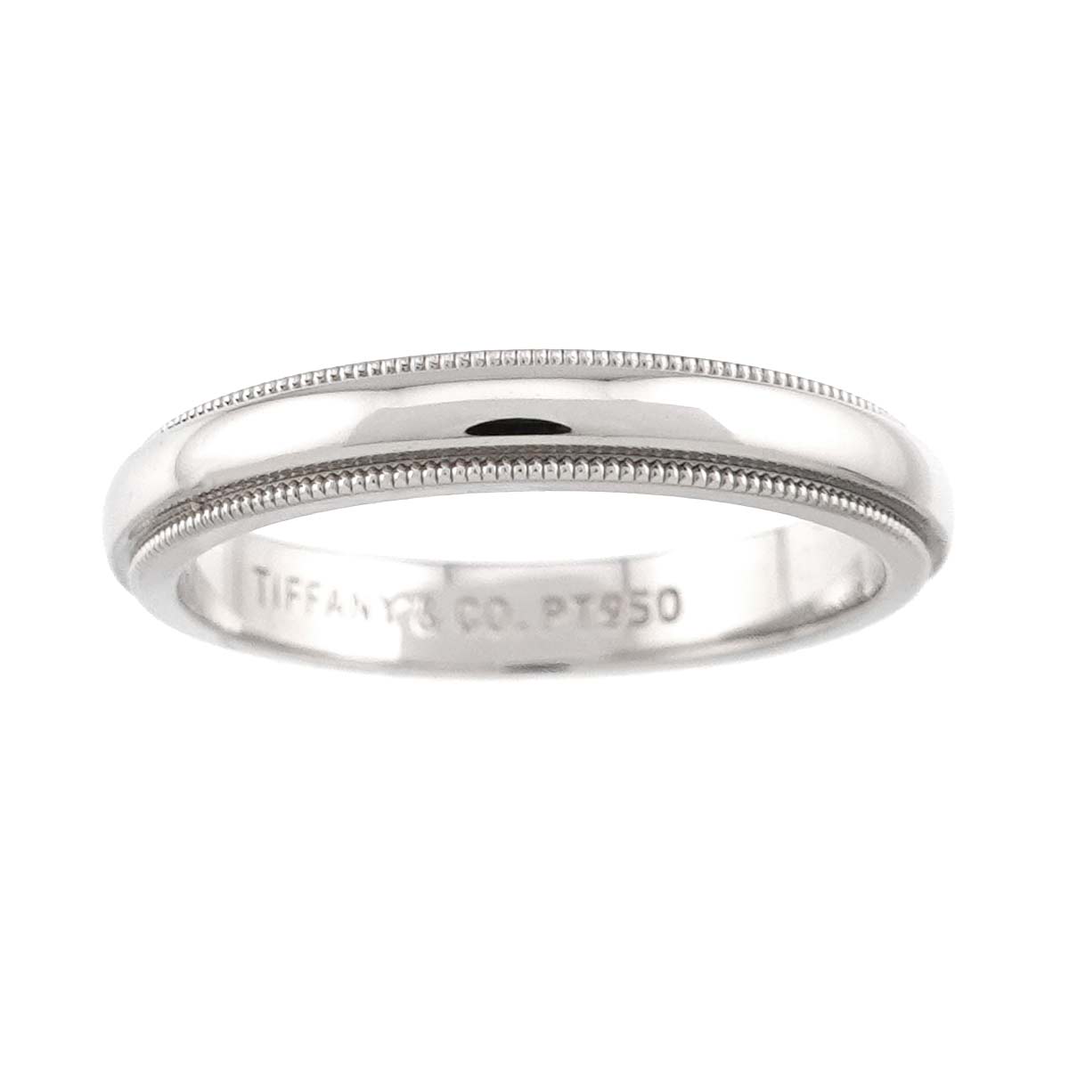 Milgrain Band Ring Pt Platinum Size5.75-6(US)