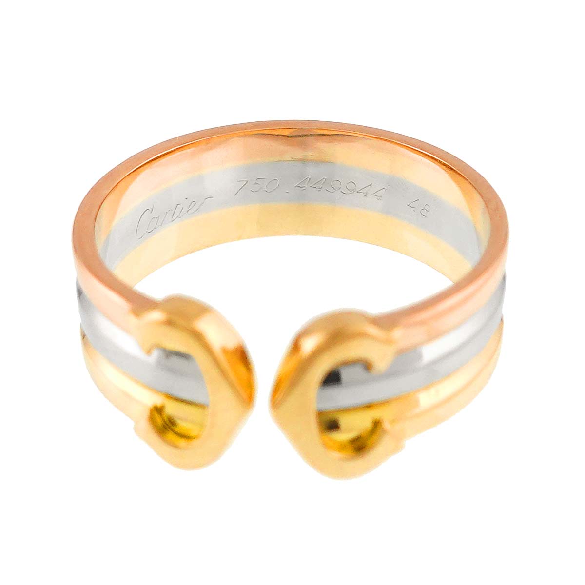 2C Ring 18K YG WG PG 750 Size48 4.5(US)