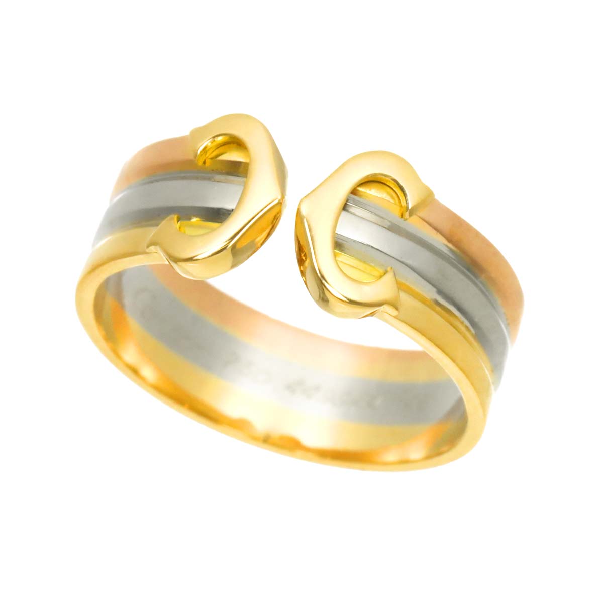 2C Ring 18K YG WG PG 750 Size48 4.5(US)