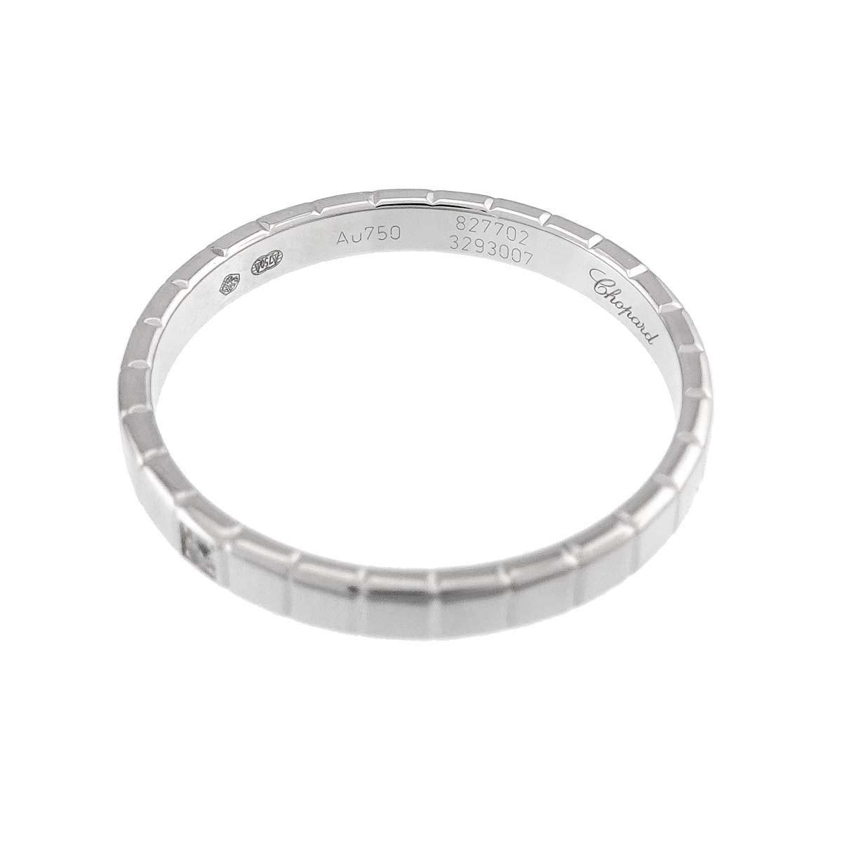 Ice Cube Diamond 1P Ring 18K WG 750 Size6.75(US)