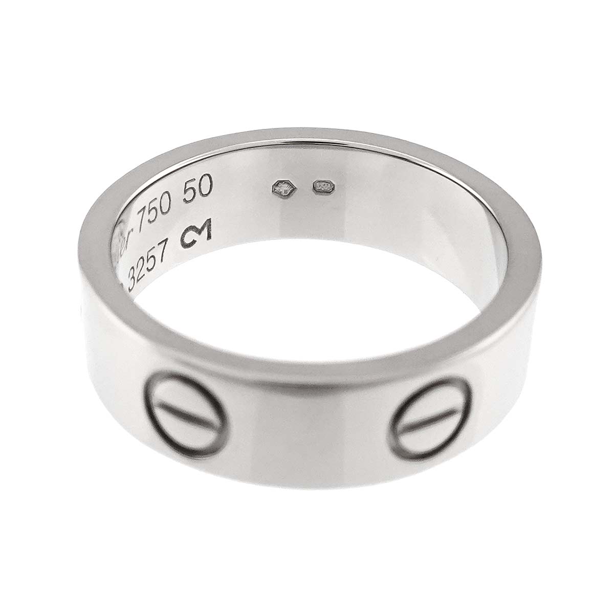Love Ring 18K White Gold 750 size50 5-5.25(US)