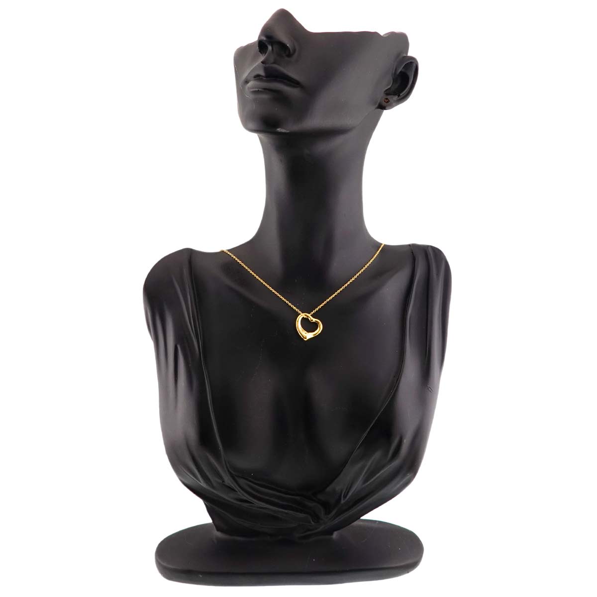 Open Heart Necklace 18K Yellow Gold 750