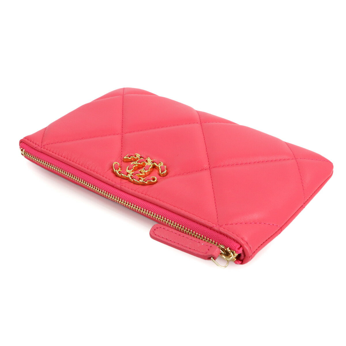 19 Pouch Leather Pink AP1059 Purse