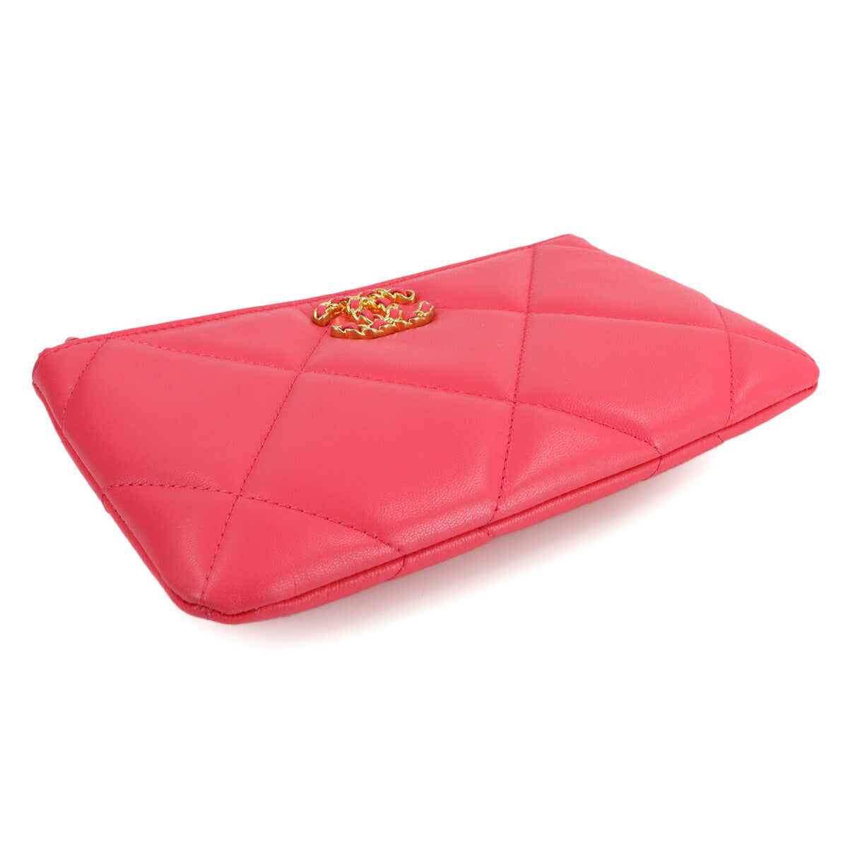 19 Pouch Leather Pink AP1059 Purse