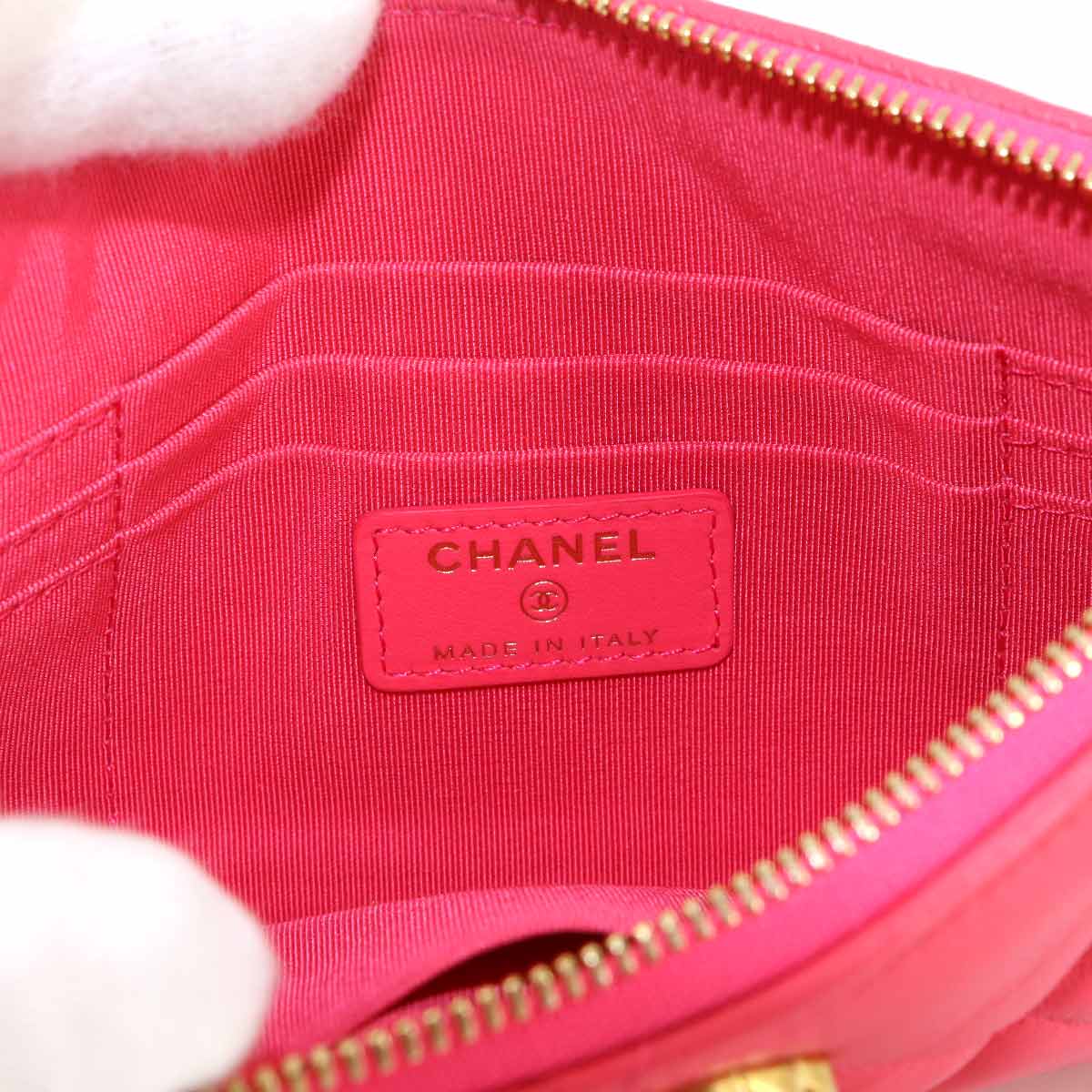 19 Pouch Leather Pink AP1059 Purse