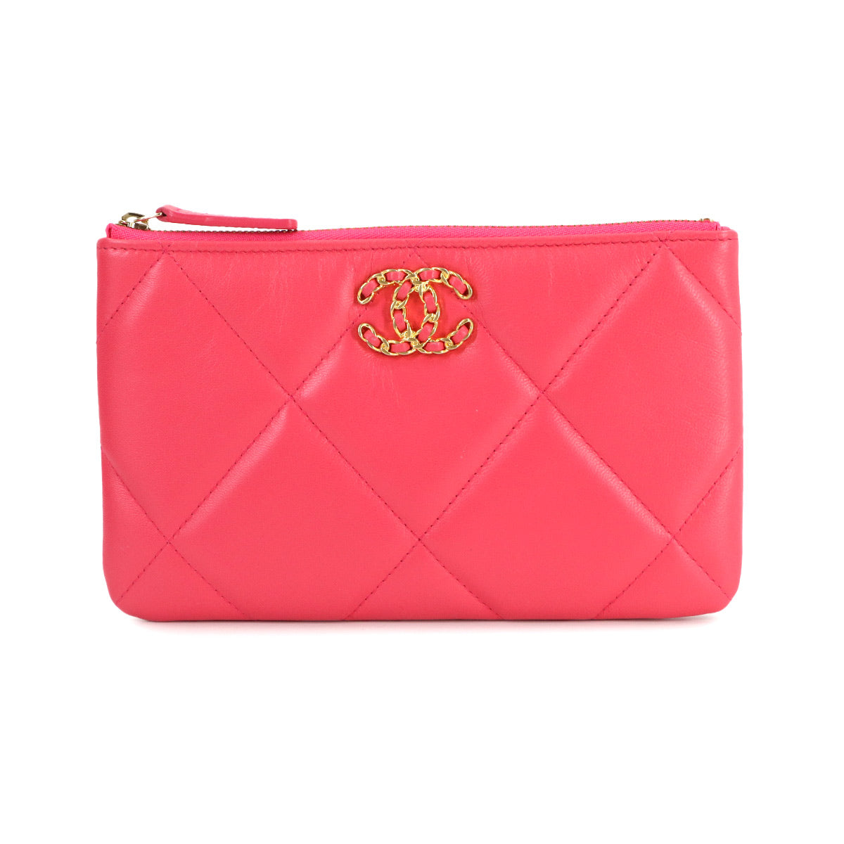 19 Pouch Leather Pink AP1059 Purse