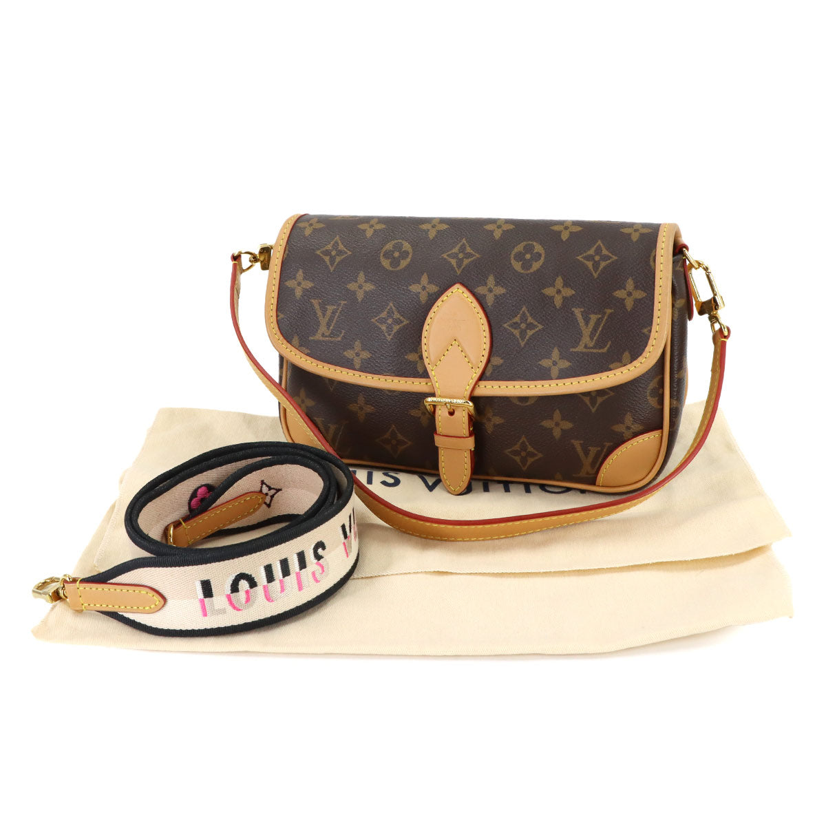 Monogram Diane Shoulder Bag Noir M45985 Purse
