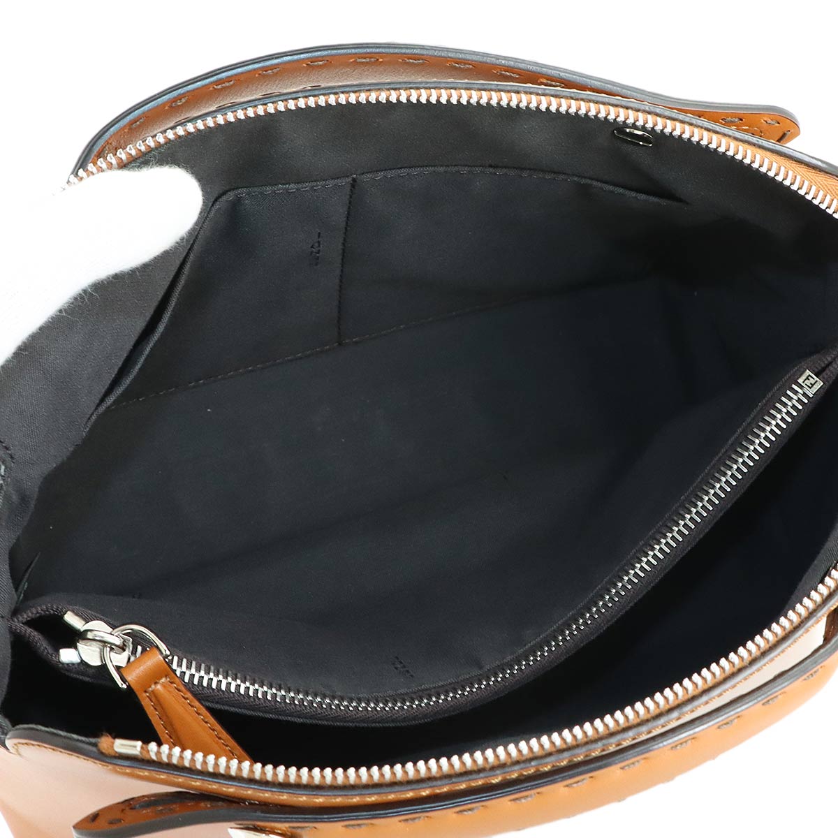 By The Way Medium 2way Hand Shoulder Bag Leather Brown 8BL146