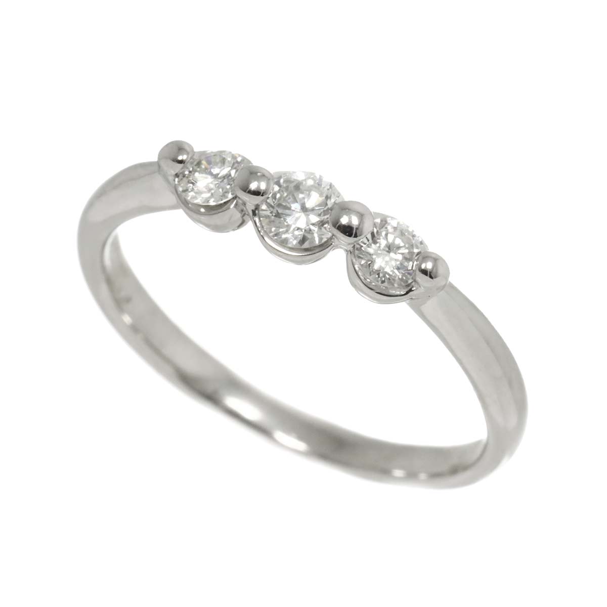 Diamond 0.30ct Ring Pt Platinum size6-6.25(US)