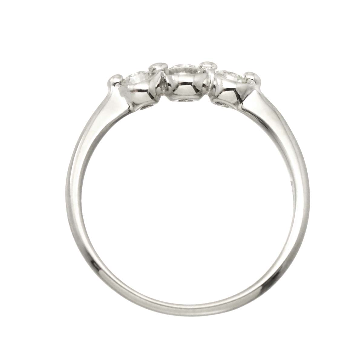 Diamond 0.30ct Ring Pt Platinum size6-6.25(US)