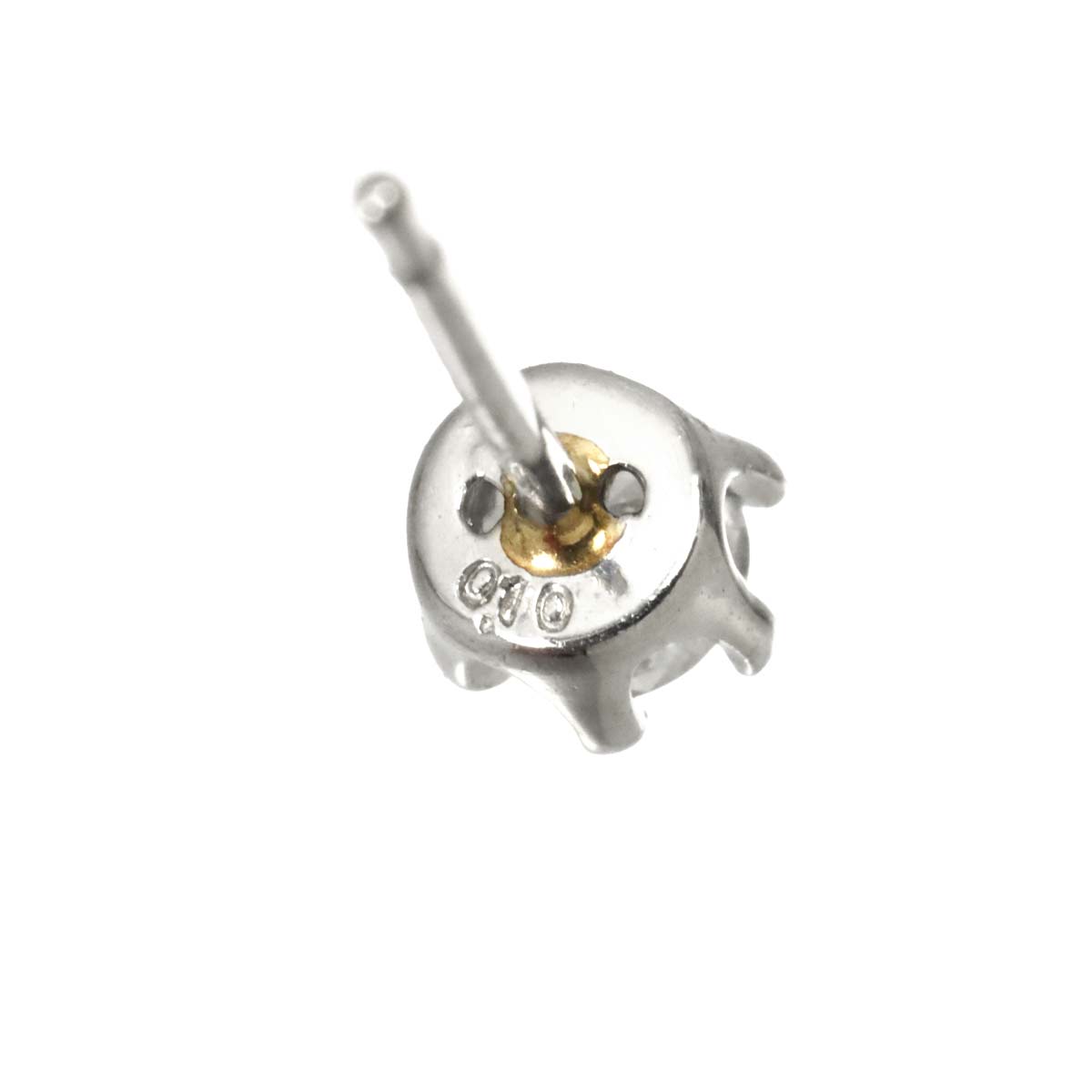 Diamond 0.10/0.10ct Earrings Pierced Pt Platinum
