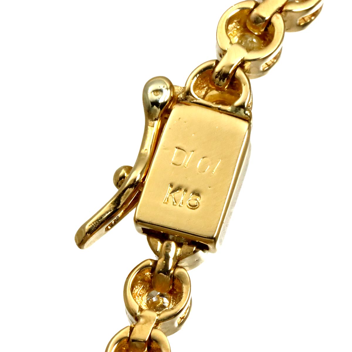 Diamond 1.01ct Bracelet K18 YG Yellow Gold 750