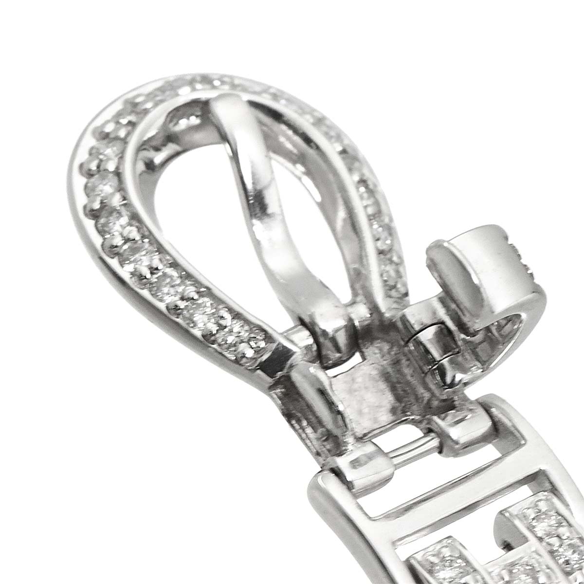 Diamond 1.25ct Bracelet 18K K18 WG White Gold 750