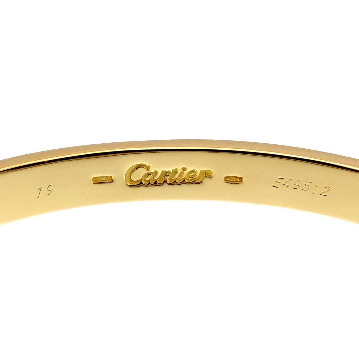 Love Bracelet Classic 18K Yellow Gold 750 Size19