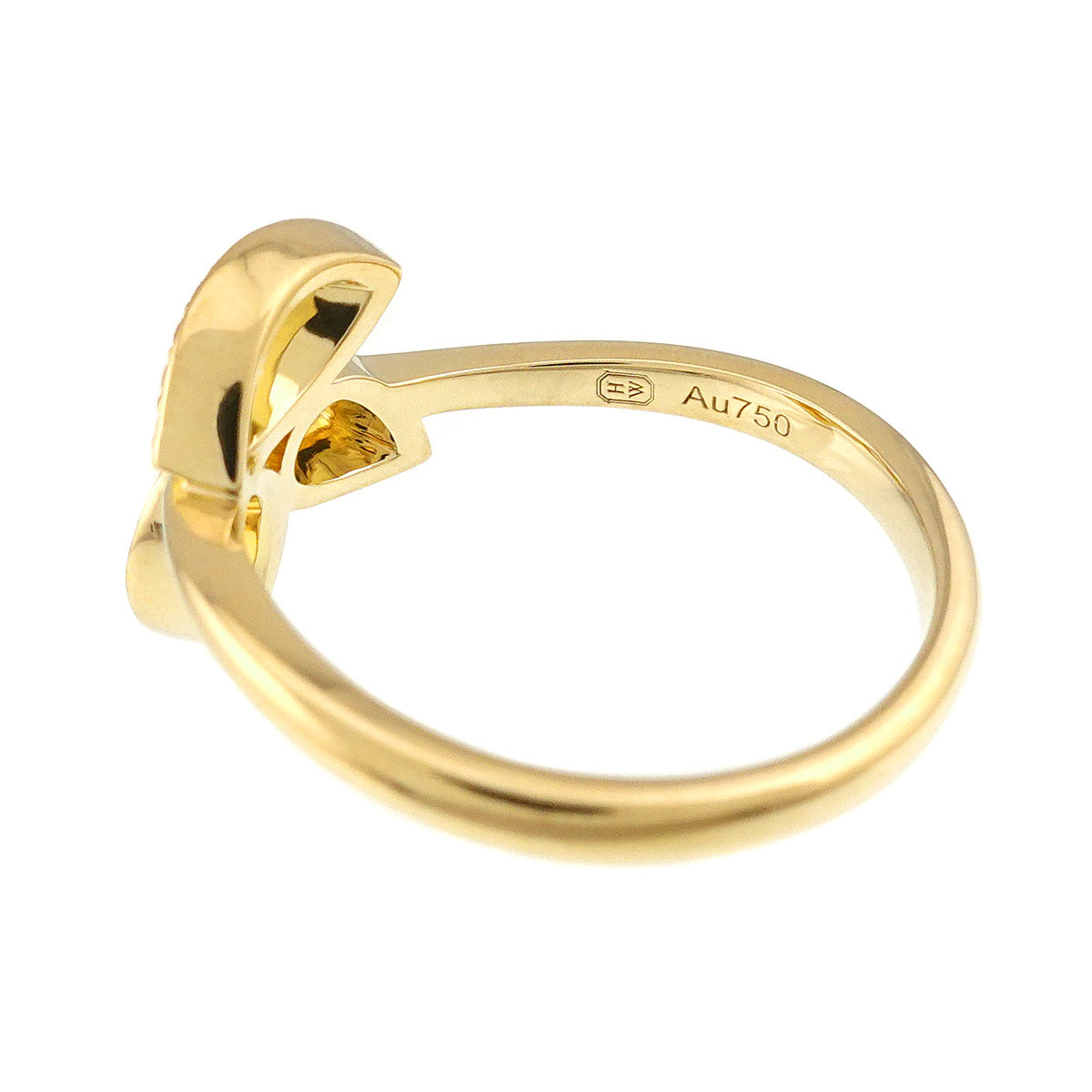 Lily Cluster Mini Diamond Ring 18K YG 750 Size7.25(US)