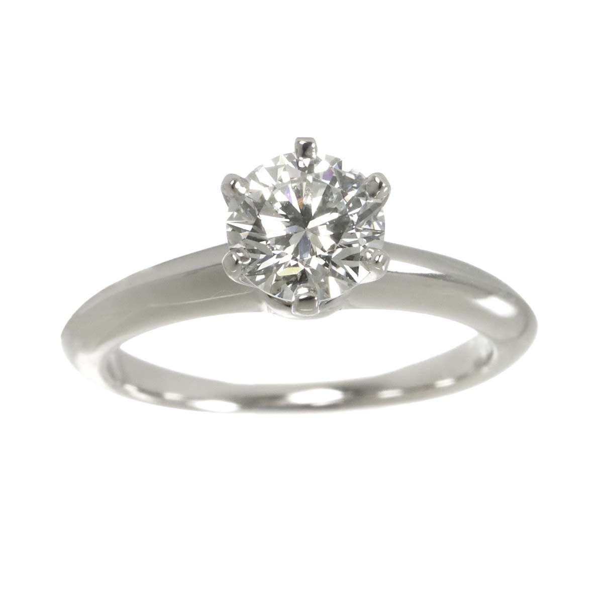 Diamond 1.05ct I/VS1/3EX Ring Pt Platinum Size5.25-5.5(US)