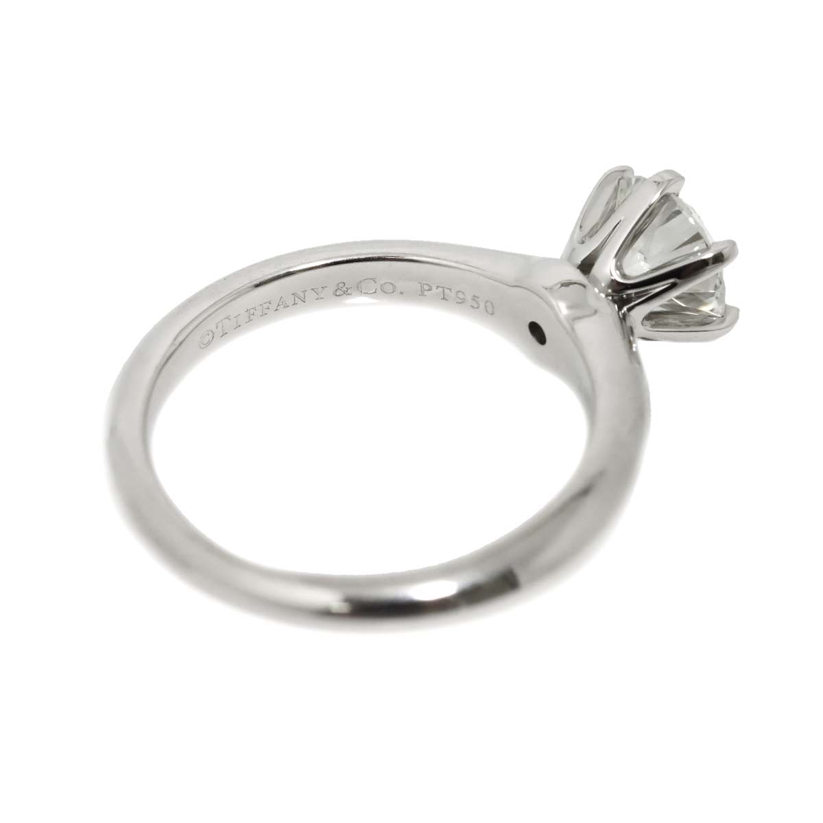 Diamond 1.05ct I/VS1/3EX Ring Pt Platinum Size5.25-5.5(US)