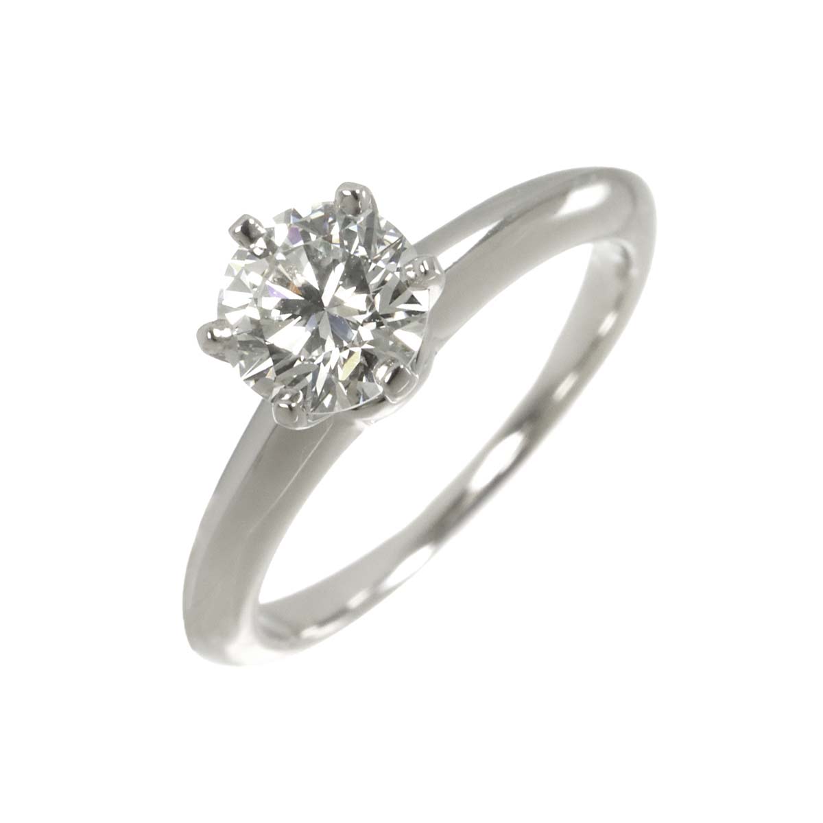 Diamond 1.05ct I/VS1/3EX Ring Pt Platinum Size5.25-5.5(US)