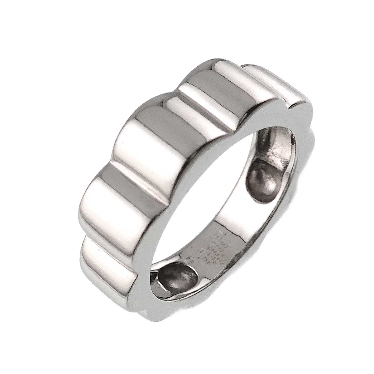 Profile de Camellia Ring 18K WG 750 Size4.5(US)