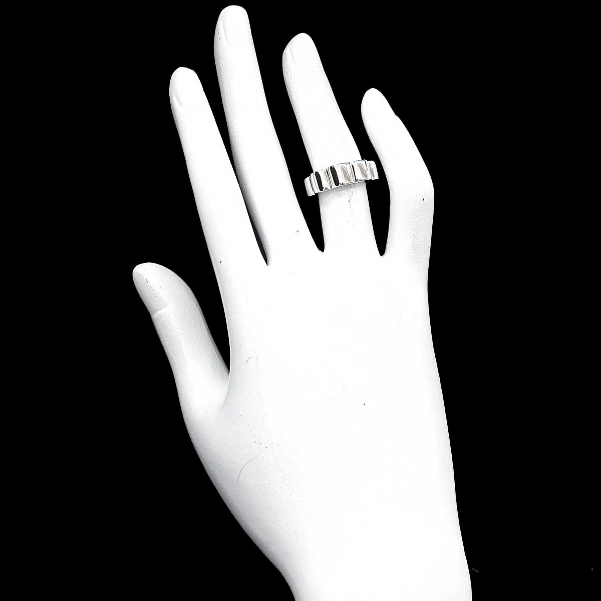 Profile de Camellia Ring 18K WG 750 Size4.5(US)