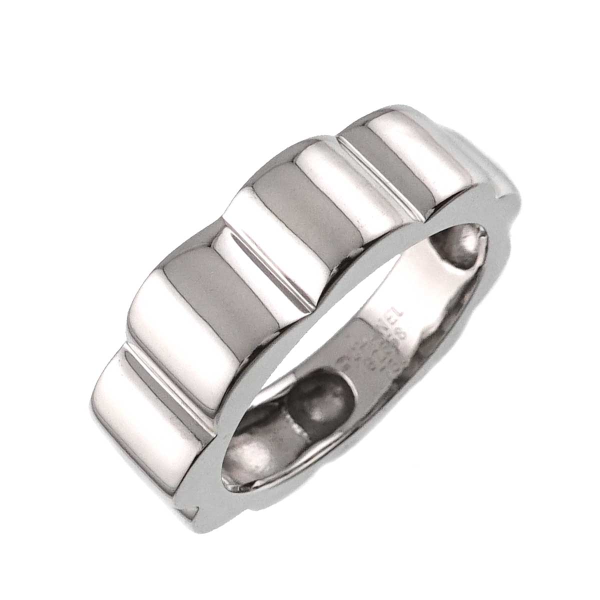 Profile de Camellia Ring 18K WG 750 Size4.5(US)