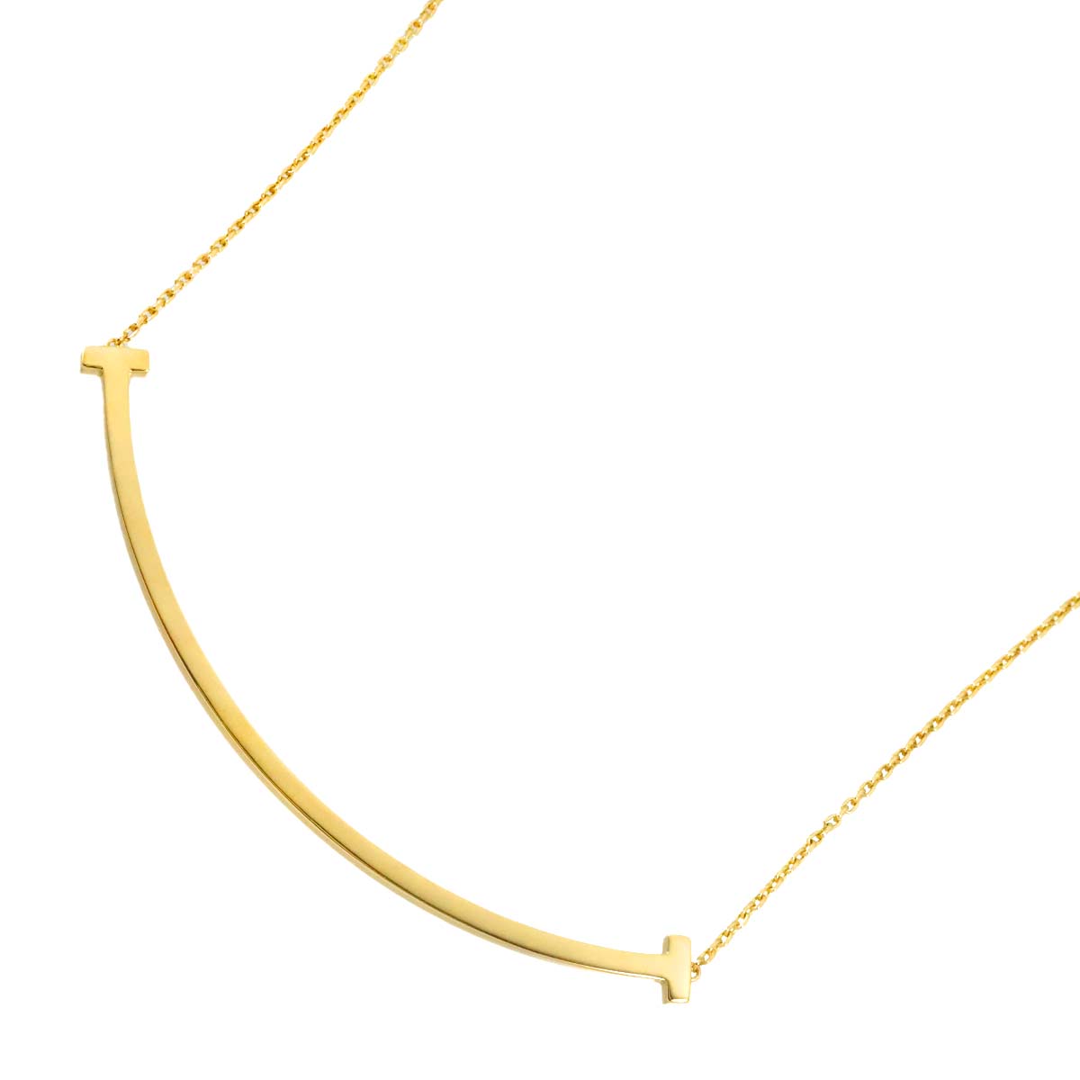 T Smile Large Necklace 18K Yellow Gold 750