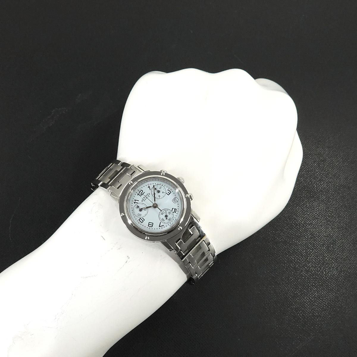 Clipper Chronograph CL1 310 Date White Dial Ladies