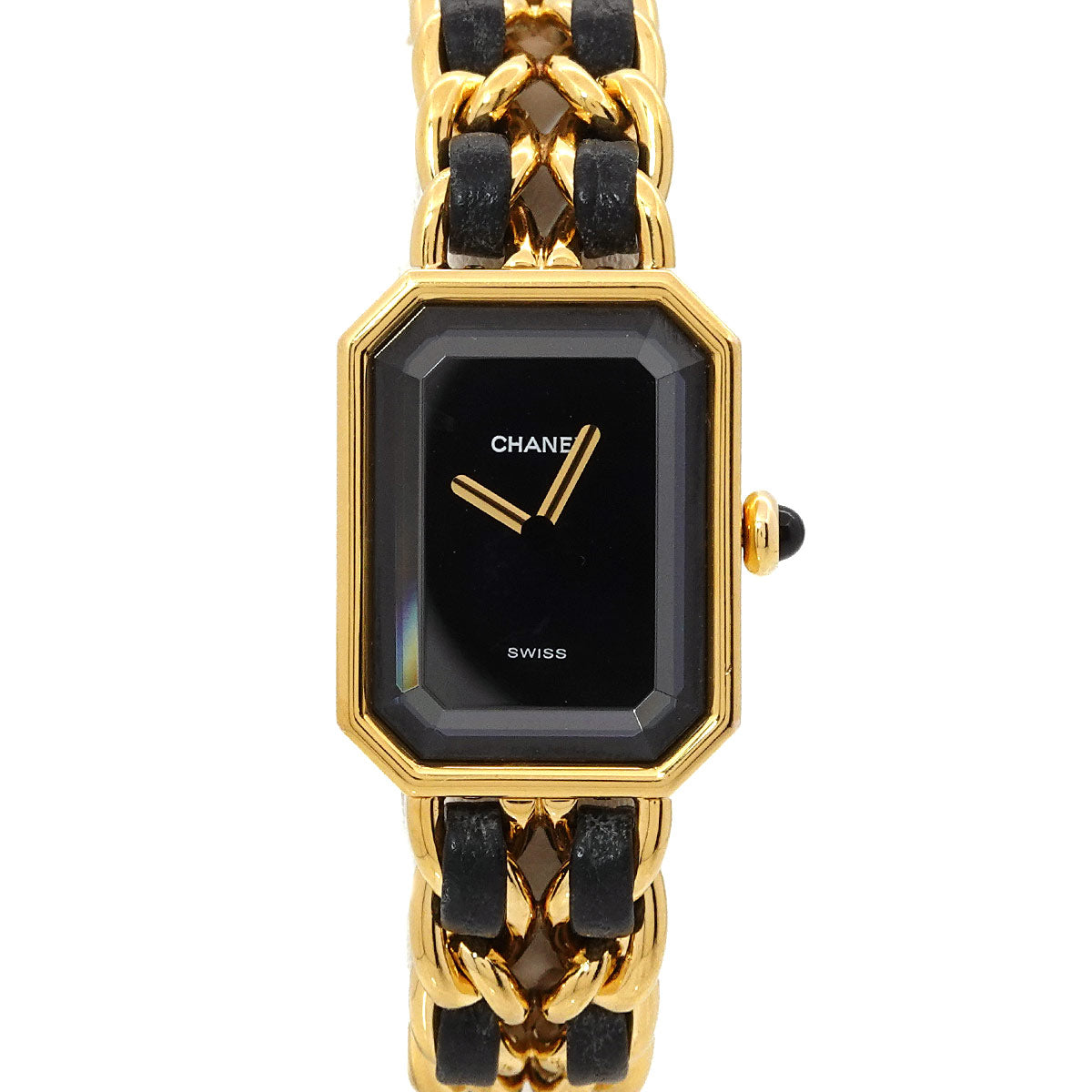 Premiere Size S H0001 Vintage Quartz Black Dial Ladies Watch