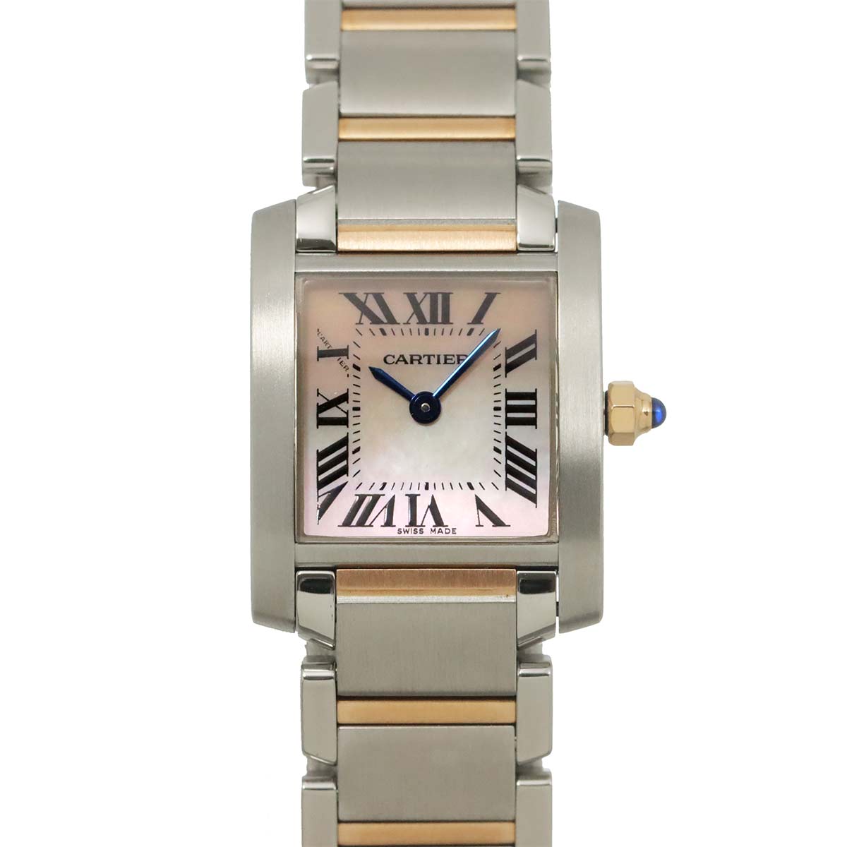 Tank Francaise SM W51027Q4 750 PG Quartz Pink Shell Dial