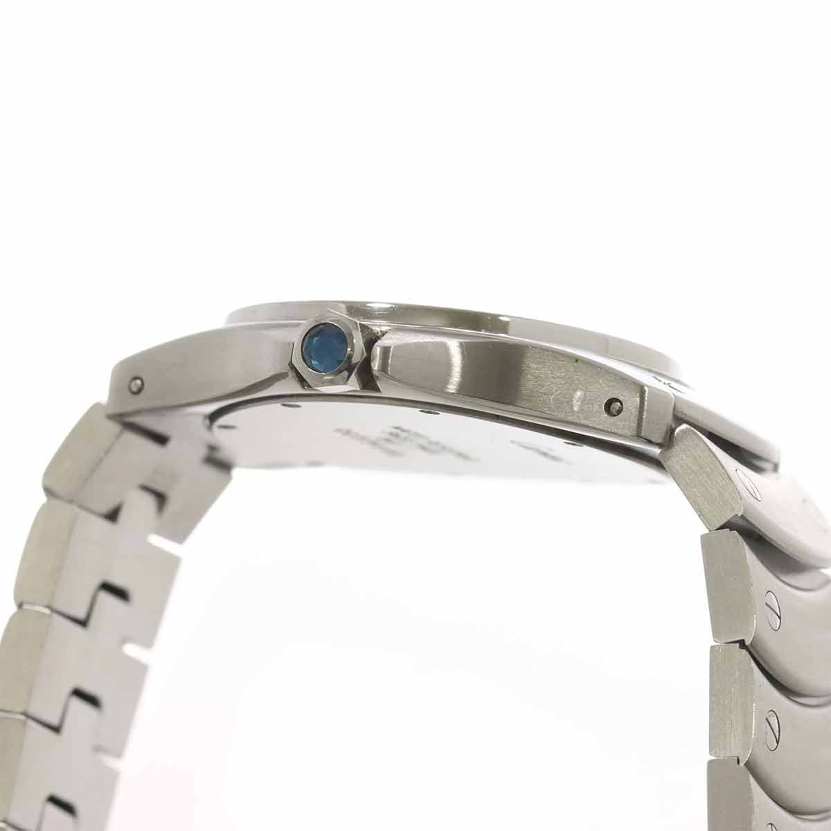 Santos Rond MM W20027K1 White Dial Quartz Boys Wrist Watch