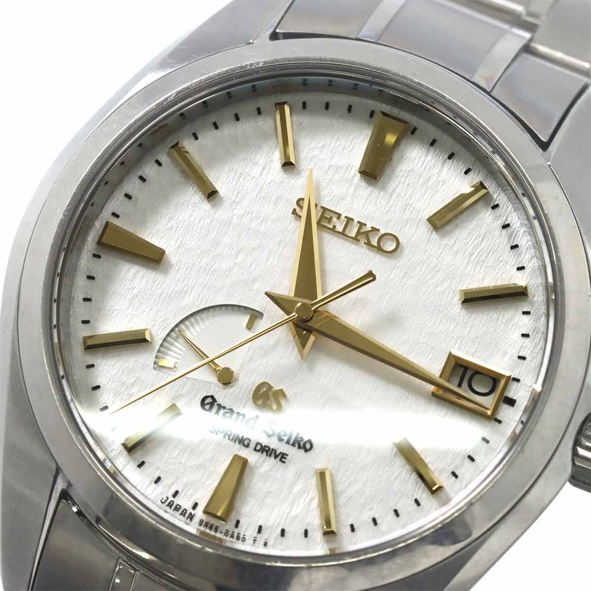 GRAND SEIKO Spring Drive SBGA059 White Dial Mens Watch