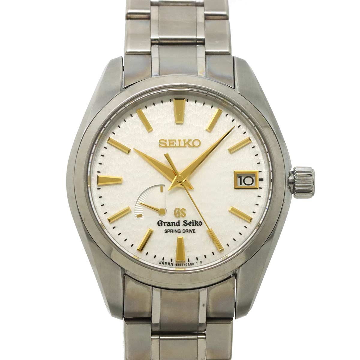 GRAND SEIKO Spring Drive SBGA059 White Dial Mens Watch