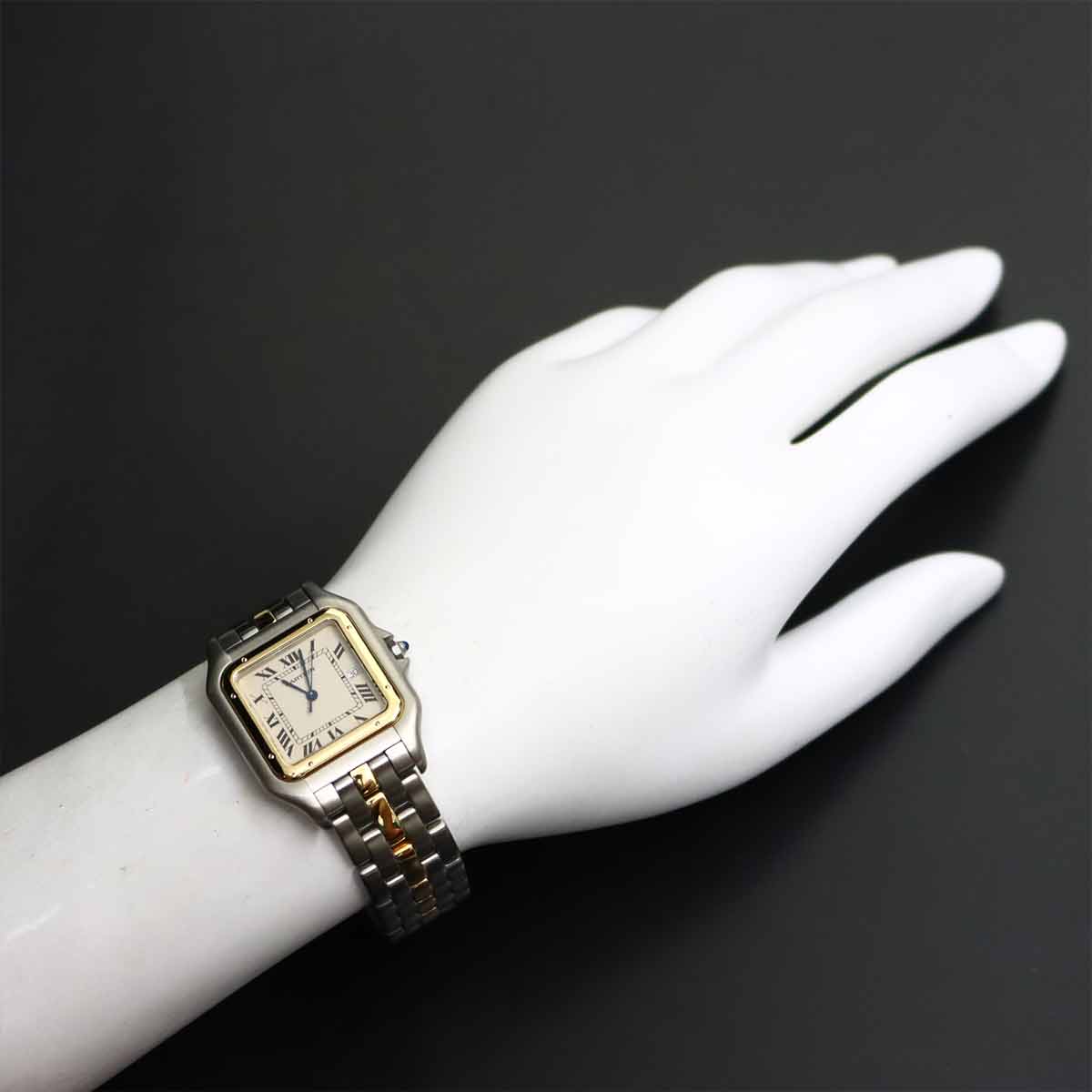 Panthere LM 83083441 Quartz Cream Dial Mens Wrist Watch