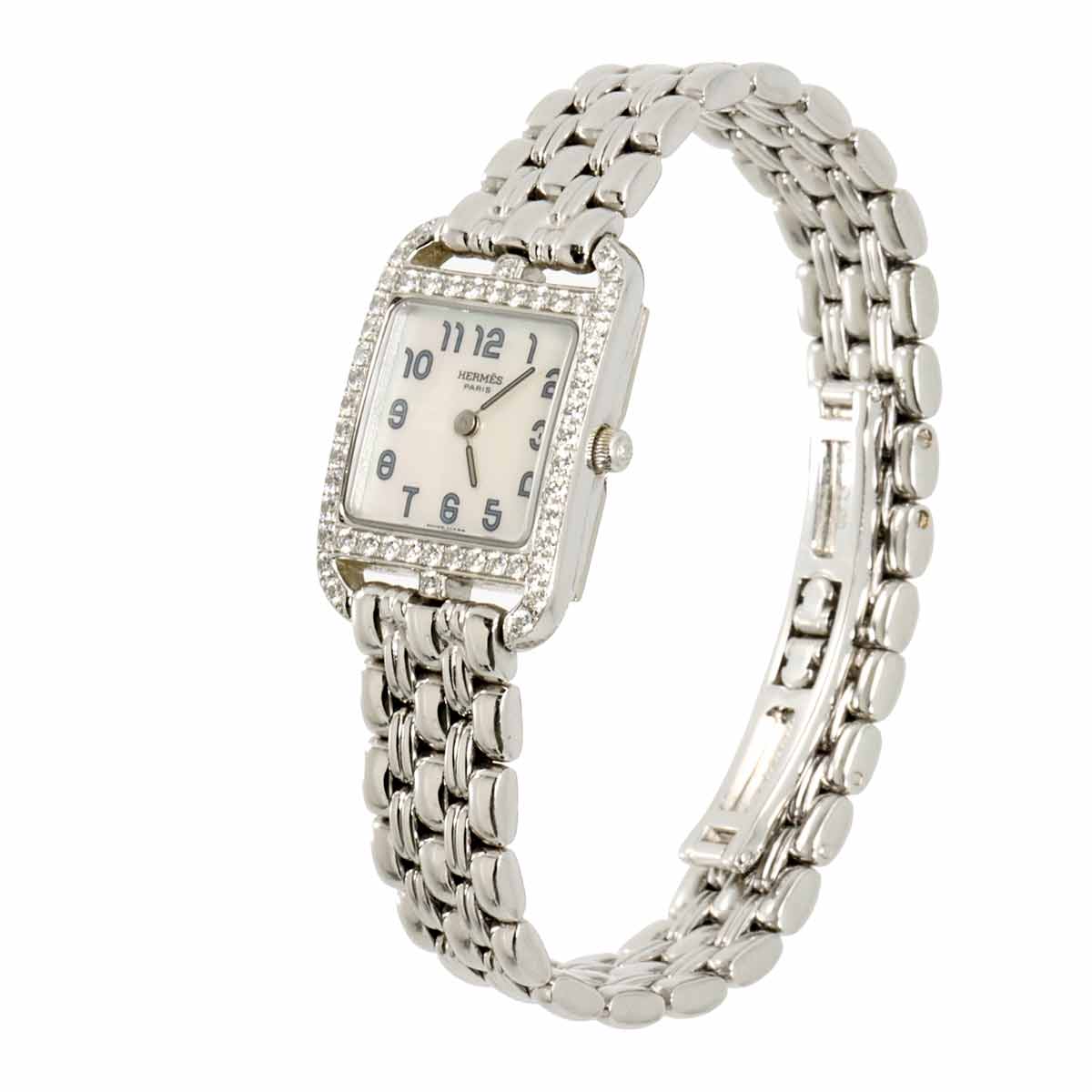 Cape Cod mini CC1 192 Diamond Bezel 750 White Gold Ladies